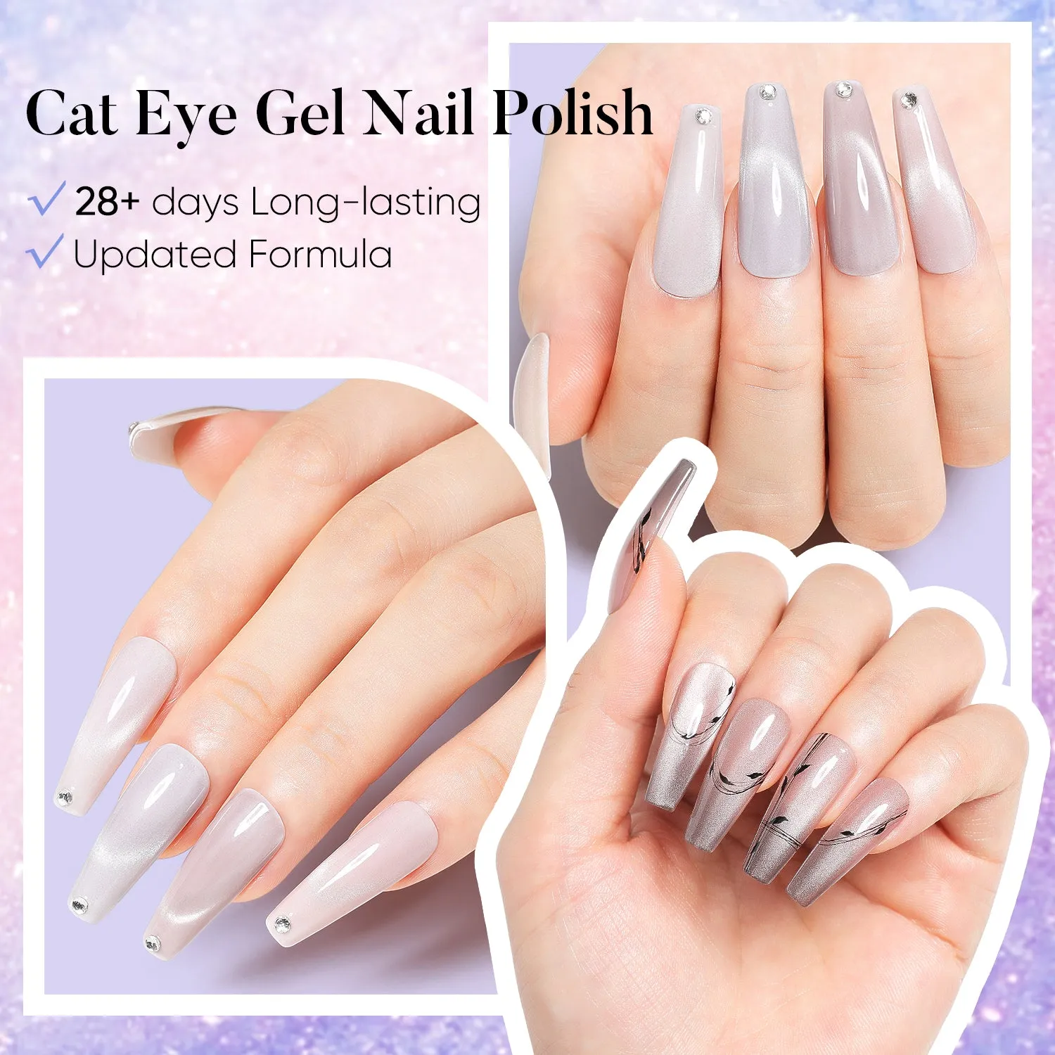 Aimeili Cat Eye Gel Polish (SET6-58_8ML)