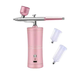 AIRBRUSH MACHINE - Portable Airbrush Machine For Creating Ombre Brows (Pink)