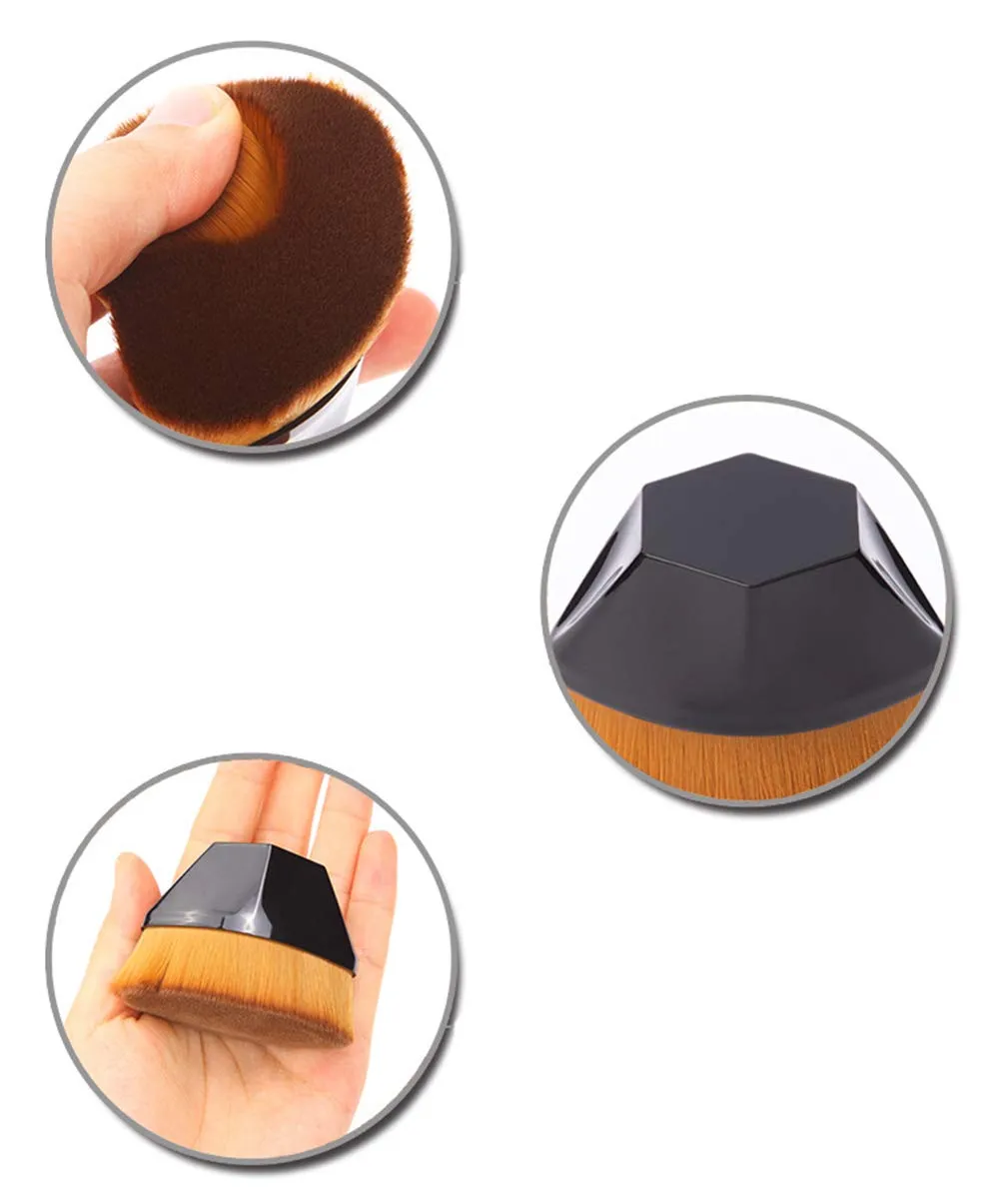 AKOAK 1 Pack Magic Foundation Brush, Portable Exquisite Makeup Brush, with Storage Box, for Mixing Liquid, Cream or Flawless Foundation Makeup