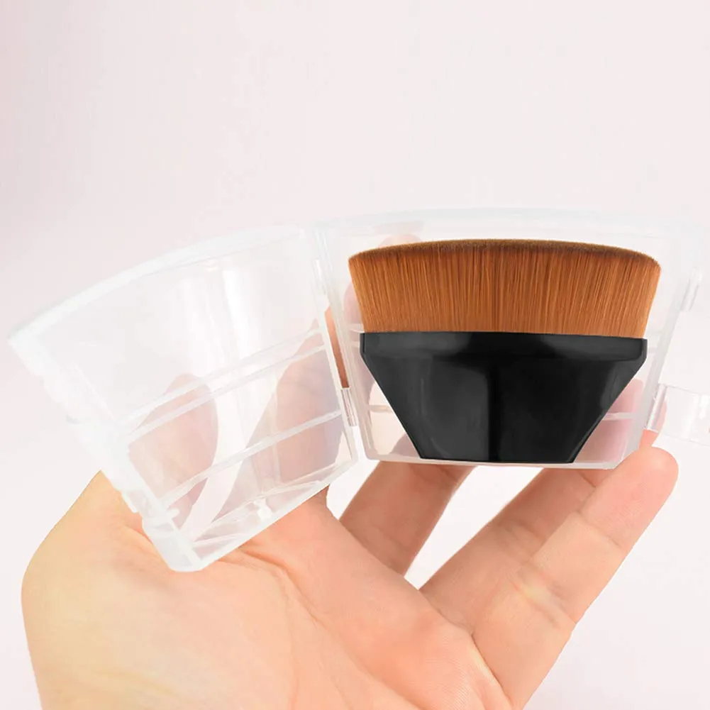 AKOAK 1 Pack Magic Foundation Brush, Portable Exquisite Makeup Brush, with Storage Box, for Mixing Liquid, Cream or Flawless Foundation Makeup