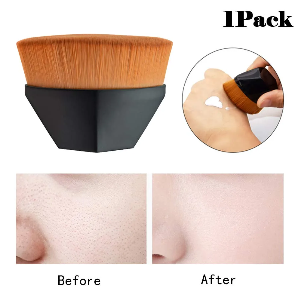 AKOAK 1 Pack Magic Foundation Brush, Portable Exquisite Makeup Brush, with Storage Box, for Mixing Liquid, Cream or Flawless Foundation Makeup