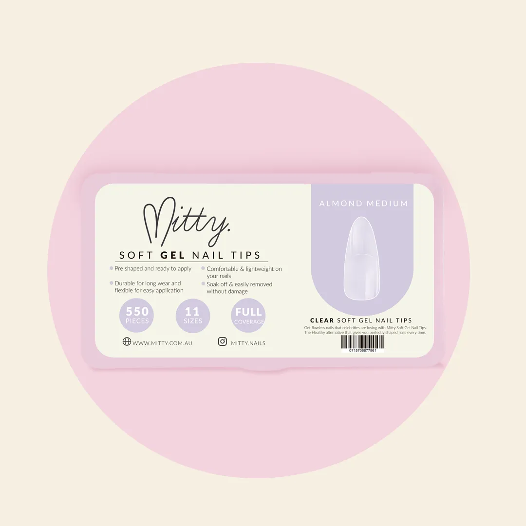 Almond Full Cover Nail Tips