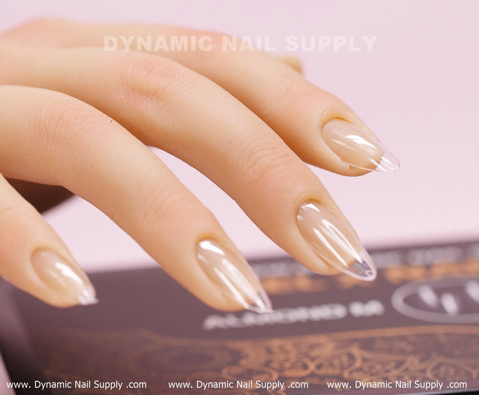 [Almond M] Full Cover Tips - Soft Gel X tips - 600 pcs - Medium Long - 10 sizes