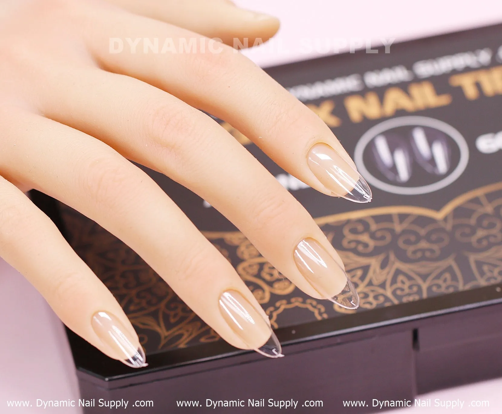 [Almond M] Full Cover Tips - Soft Gel X tips - 600 pcs - Medium Long - 10 sizes