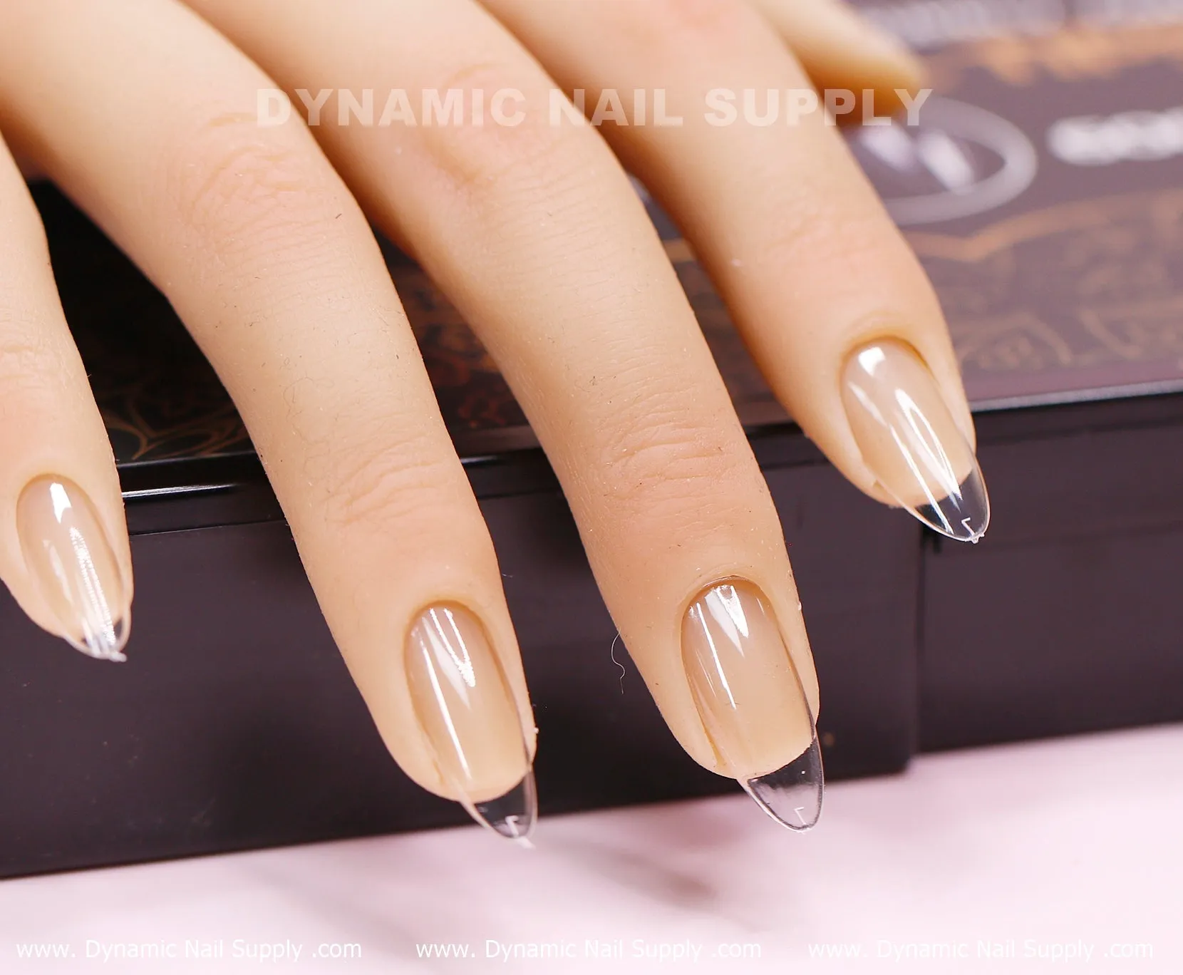 [Almond M] Full Cover Tips - Soft Gel X tips - 600 pcs - Medium Long - 10 sizes