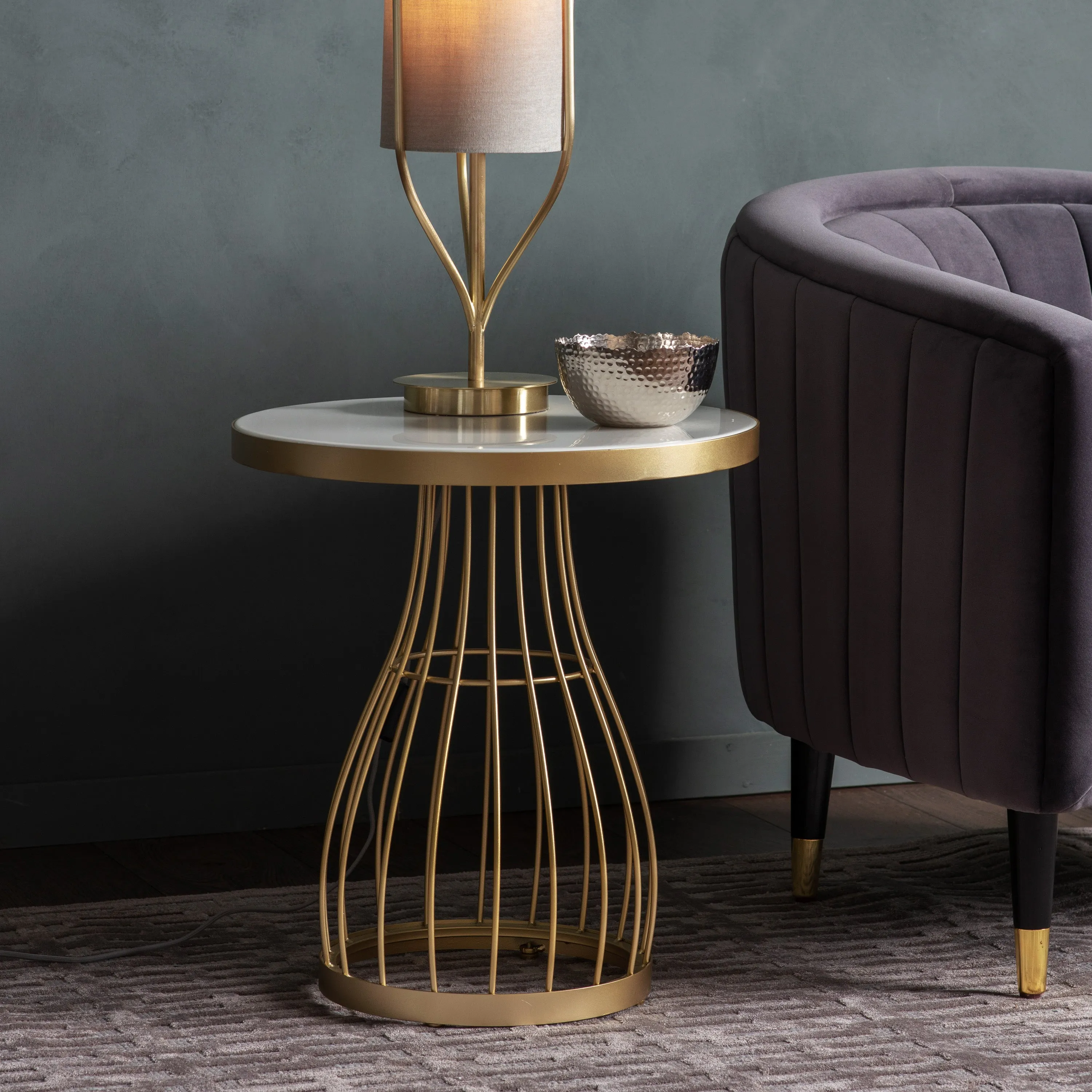 Amos Southgate Side Table Champagne