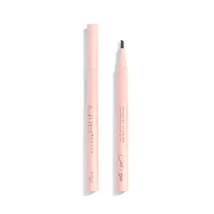 Angled felt tip eyeliner