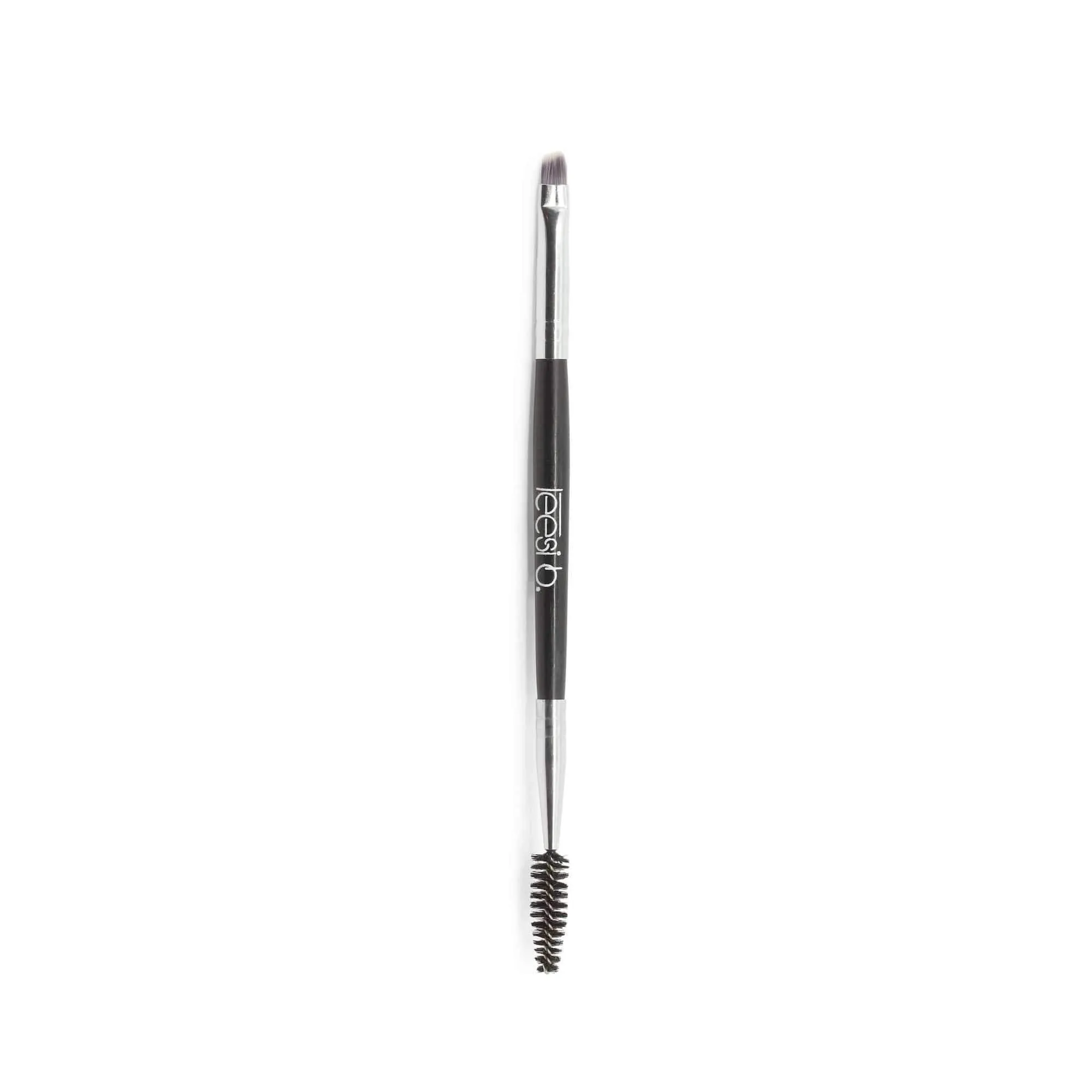 Angled Spoolie Brush Silver