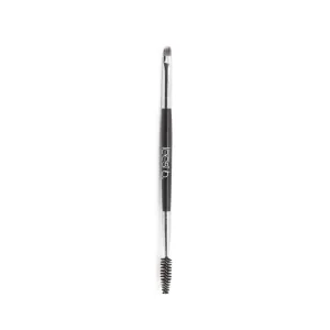Angled Spoolie Brush Silver