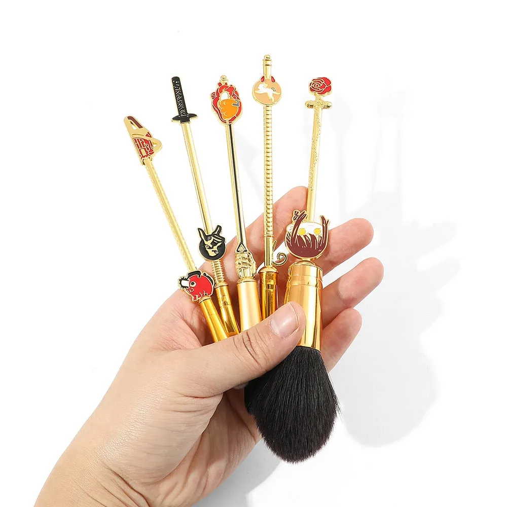 Anime Makeup Brushes Set Chainsaw Man Periphery Soft Fluffy Foundation