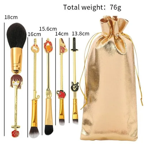 Anime Makeup Brushes Set Chainsaw Man Periphery Soft Fluffy Foundation
