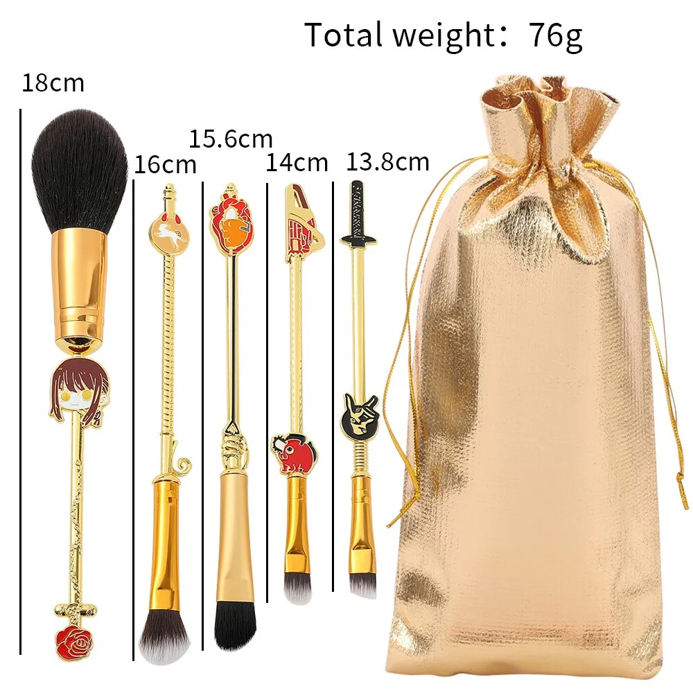 Anime Makeup Brushes Set Chainsaw Man Periphery Soft Fluffy Foundation