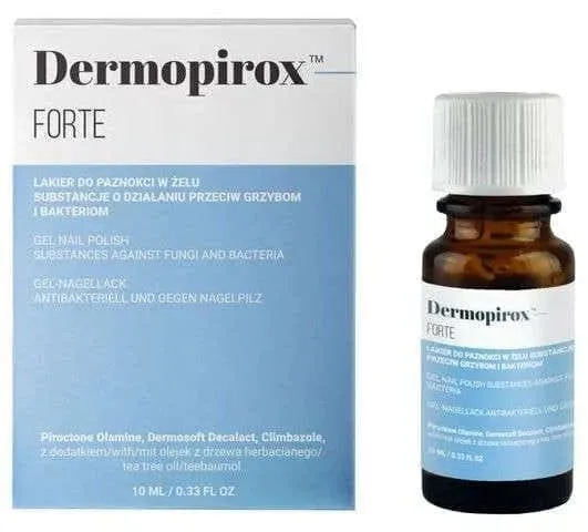 Antifungal nail polish, Dermopirox Forte gel nail polish