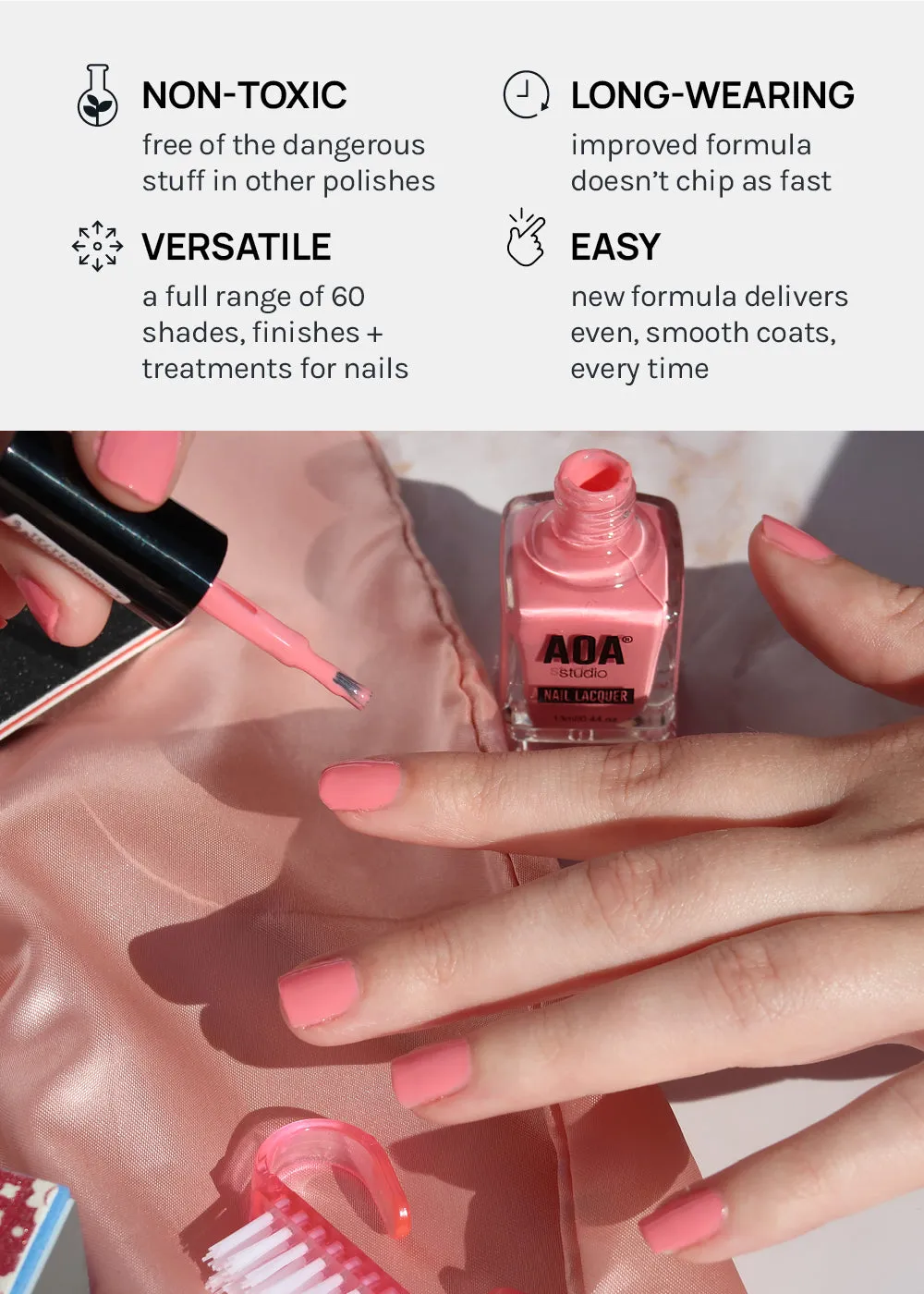 AOA Studio Nail Polish - Dark Shimmers