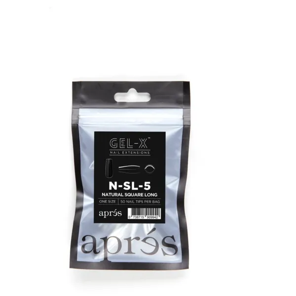 Aprés Nail - Natural Square Long Refill Bags