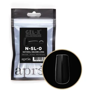 Aprés Nail - Natural Square Long Refill Bags