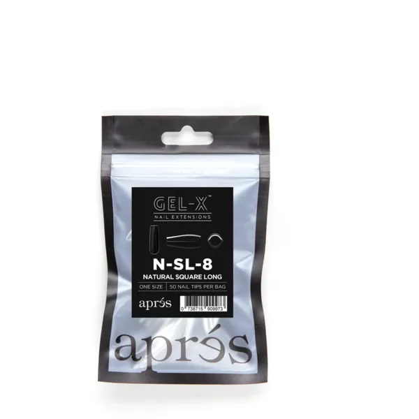 Aprés Nail - Natural Square Long Refill Bags