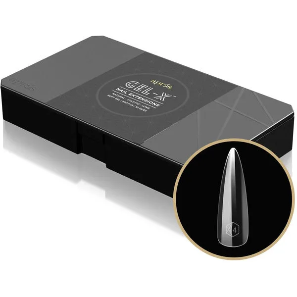 Aprés Nail - Natural Stiletto Long Box of Tips