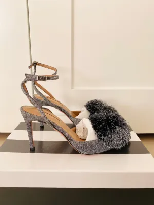 Aquazzura Powder Puff Heels Size 6.5