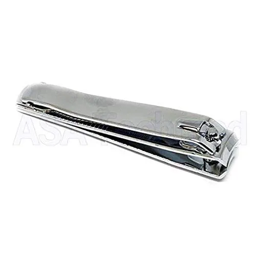 ASA Techmed 12 pcs Professional Stainless Steel Toenail Clipper - Sharpest Stainless Steel Clipper - Pedicure Manicure Accessories, Grooming Tools, Nail Care Tools for Travel, Home, Purse﻿