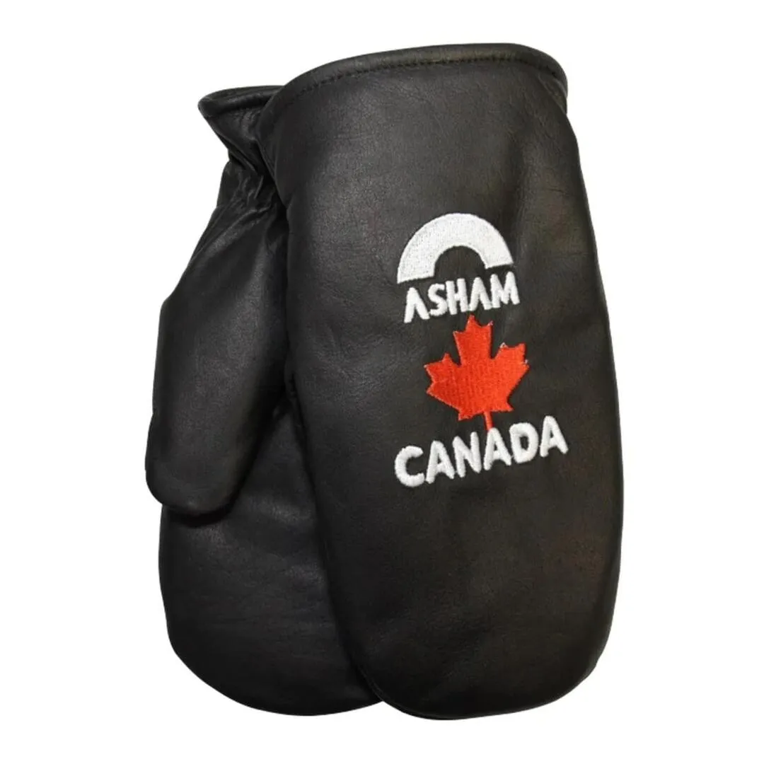 Asham Leather Curling Mitts