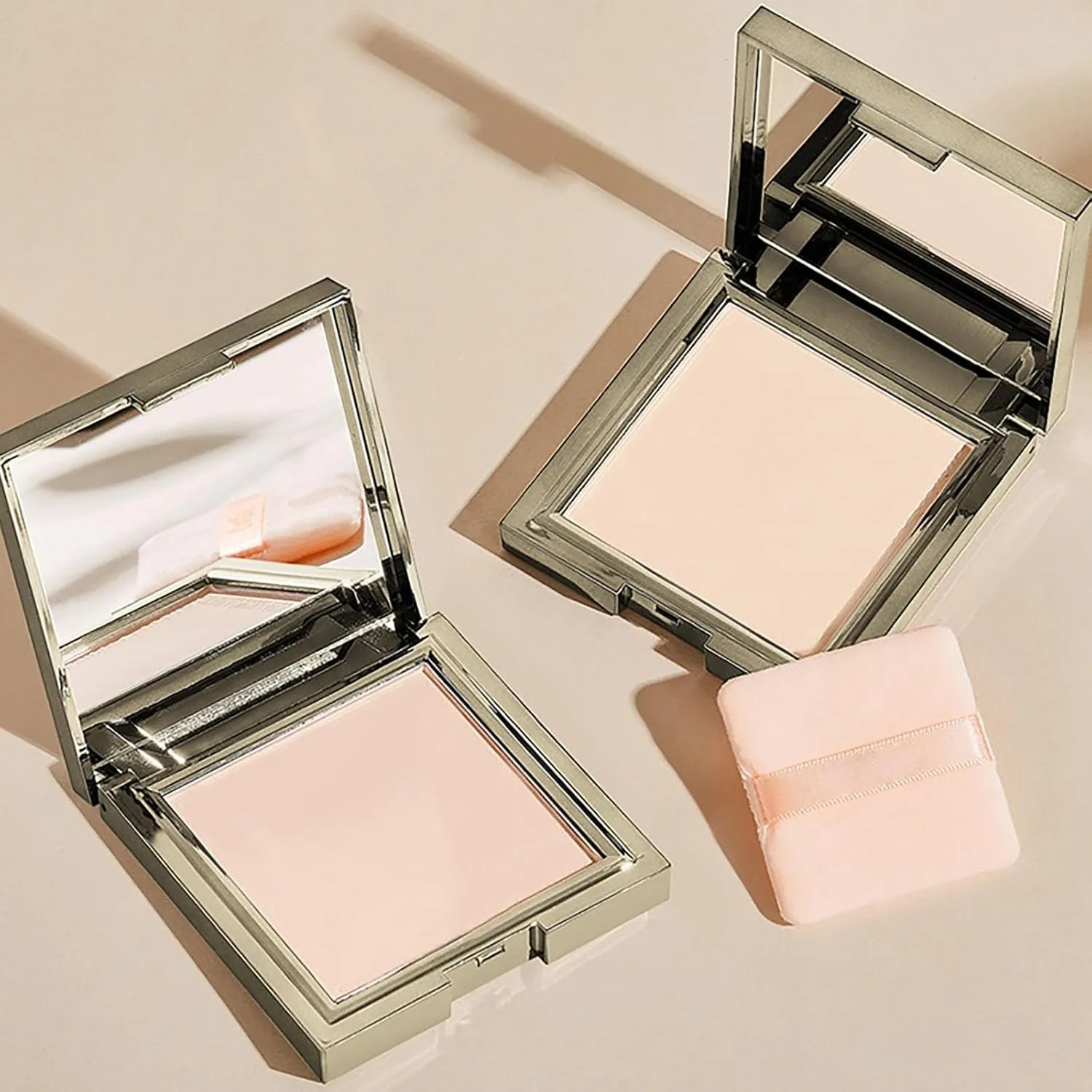 Asia Fun Fairy Light Mist Soft Focus Powder Mist Set With A Light Stick Setting Powder Girl Foundation Tan (A, One Size)
