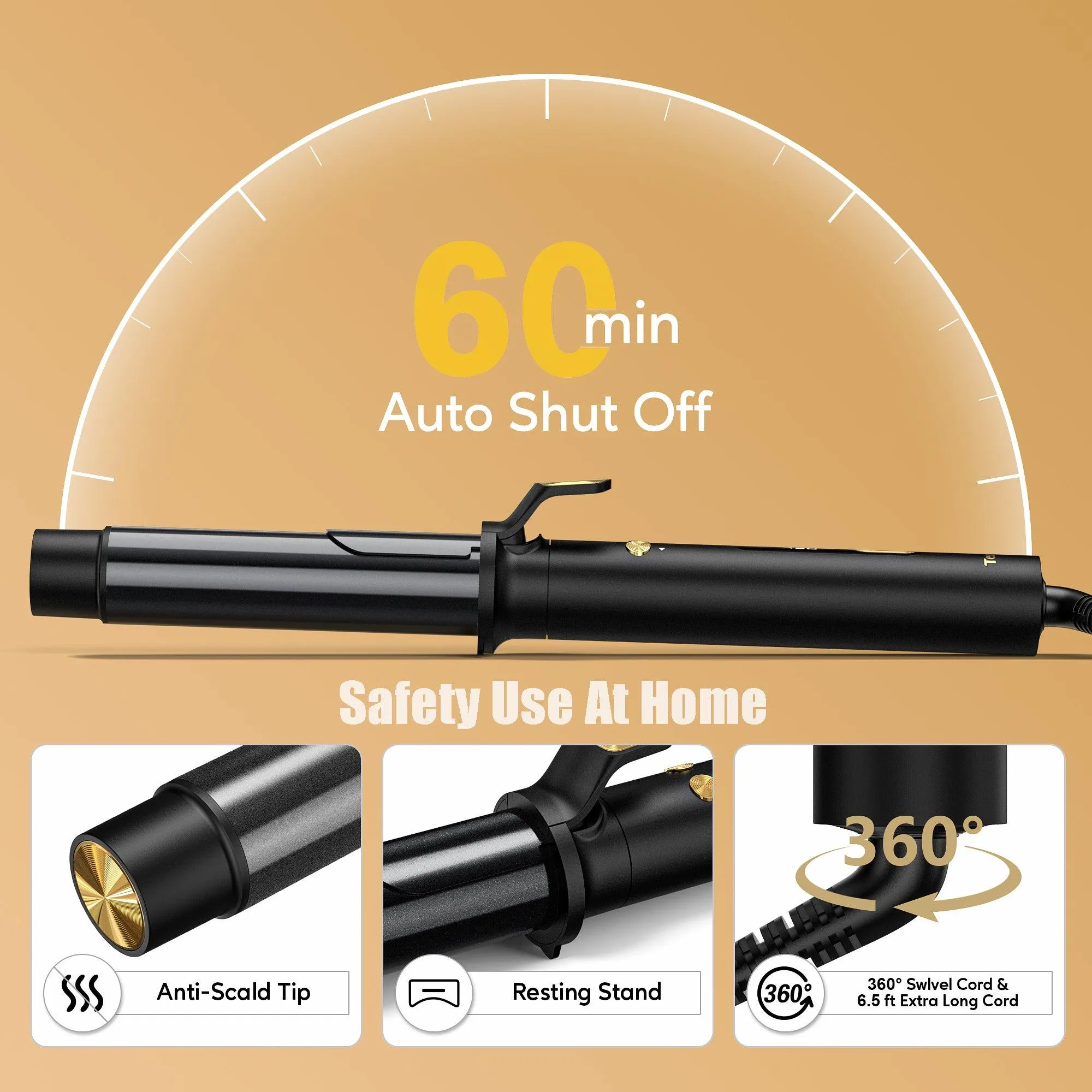Automatic Rotating Curling Iron 1.25 inch