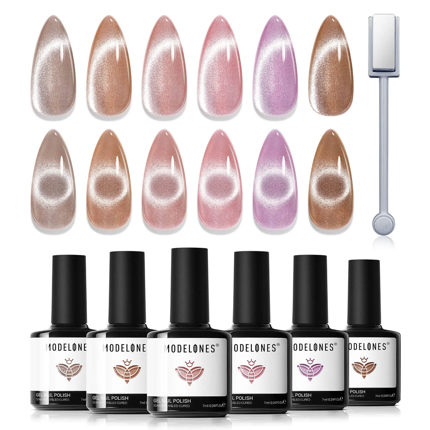 Autumn Blaze - 6 Shades Gel Nail Polish Set 7ml