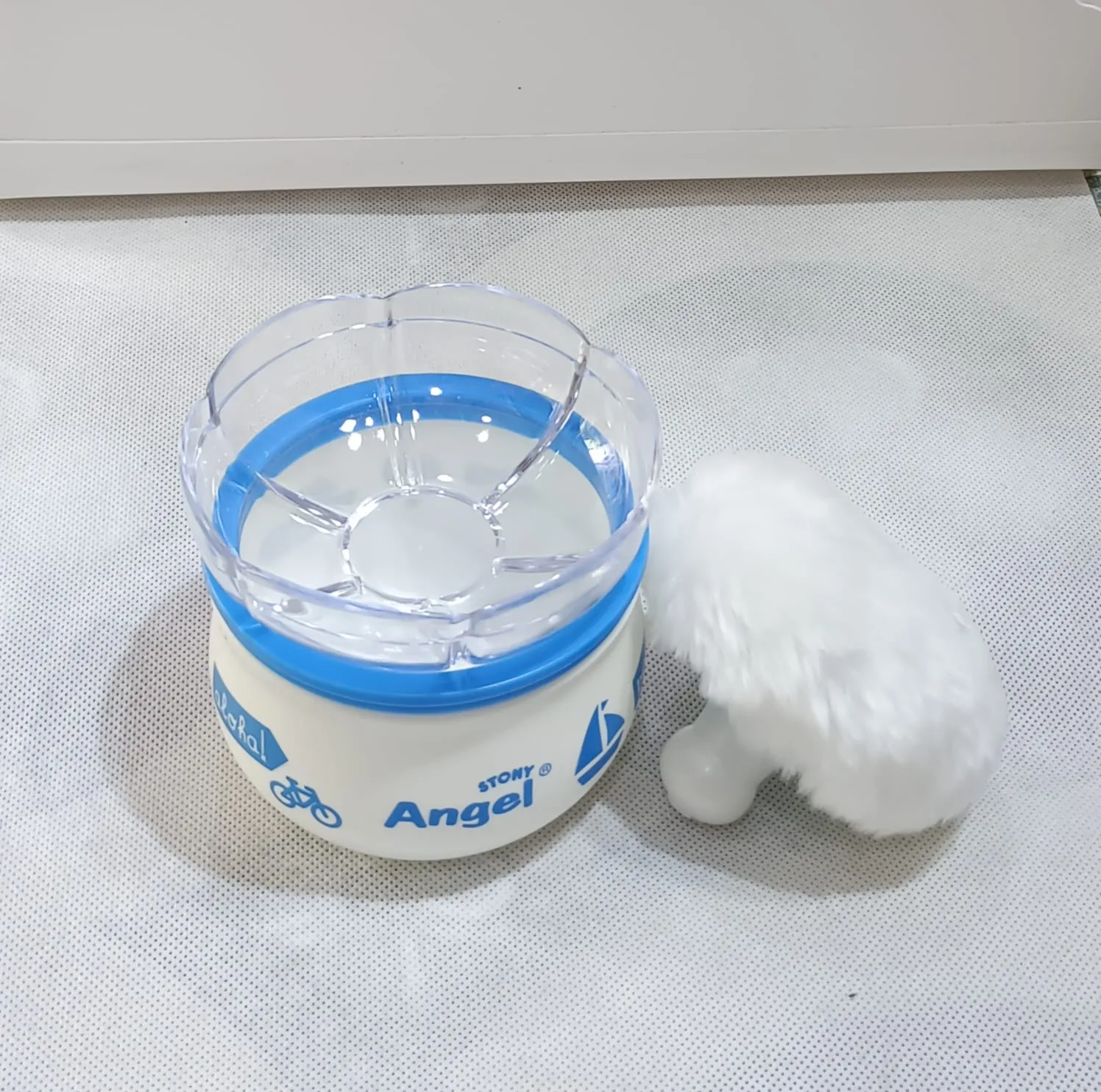 Baby Powder Puff kid's Powder Splash Blue Color