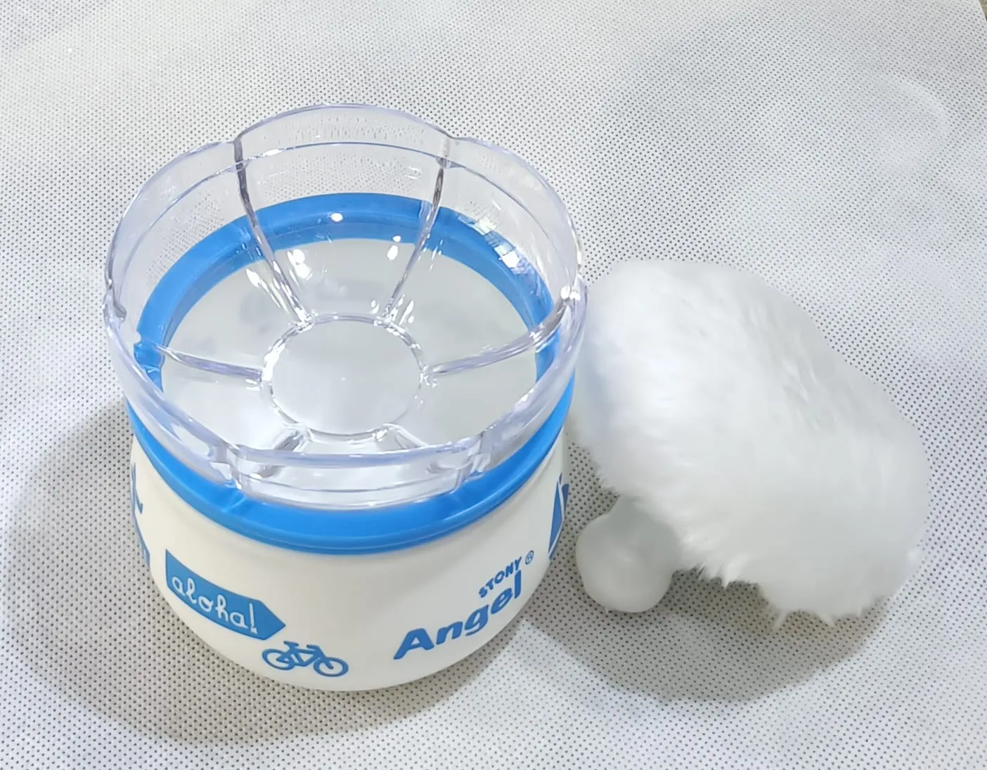 Baby Powder Puff kid's Powder Splash Blue Color