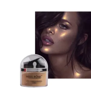 Baked Powder Highlighter Diamond Glow Powder Loose Face & Body Highlighter