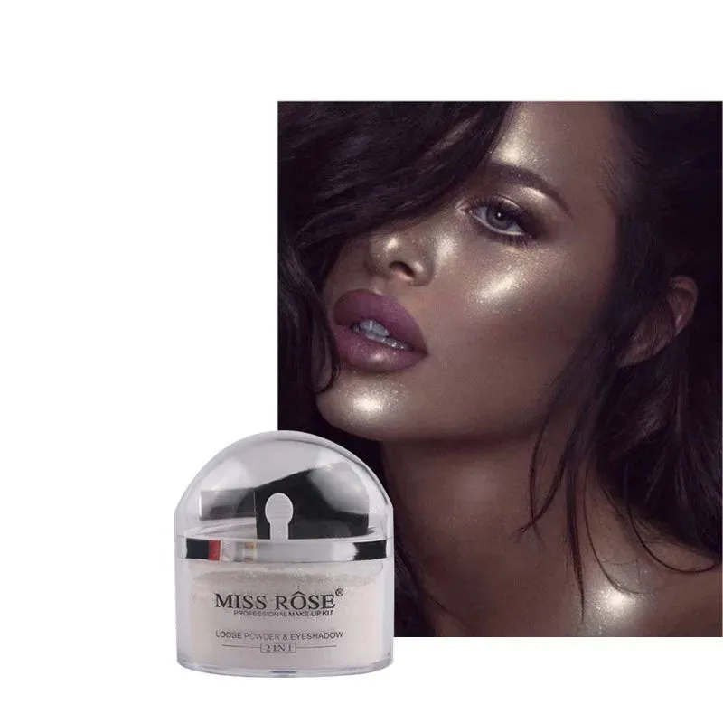 Baked Powder Highlighter Diamond Glow Powder Loose Face & Body Highlighter