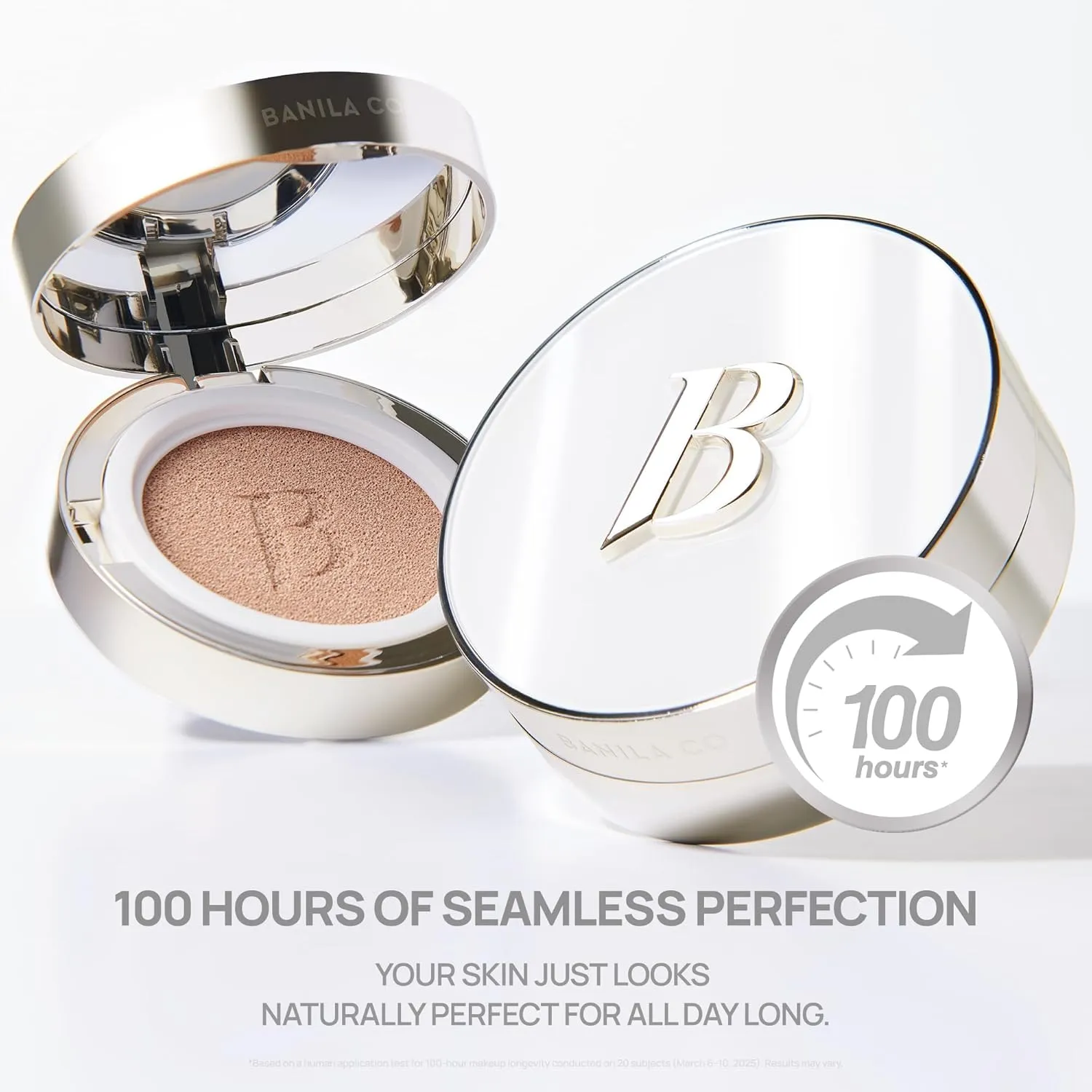 BANILA CO Covericious Ultimate Cover Cushion | Up to 100HR Long-Wear Foundation | 20 Shades for All Skin Tones | Matte & Lightweight Finish | Korean Cushion Foundation (14g / 0.49 oz), 21W IVORY
