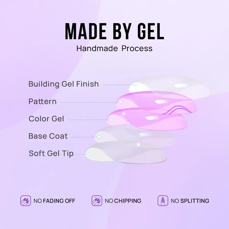 Be Elegant Short Square Nails - Press On Nails