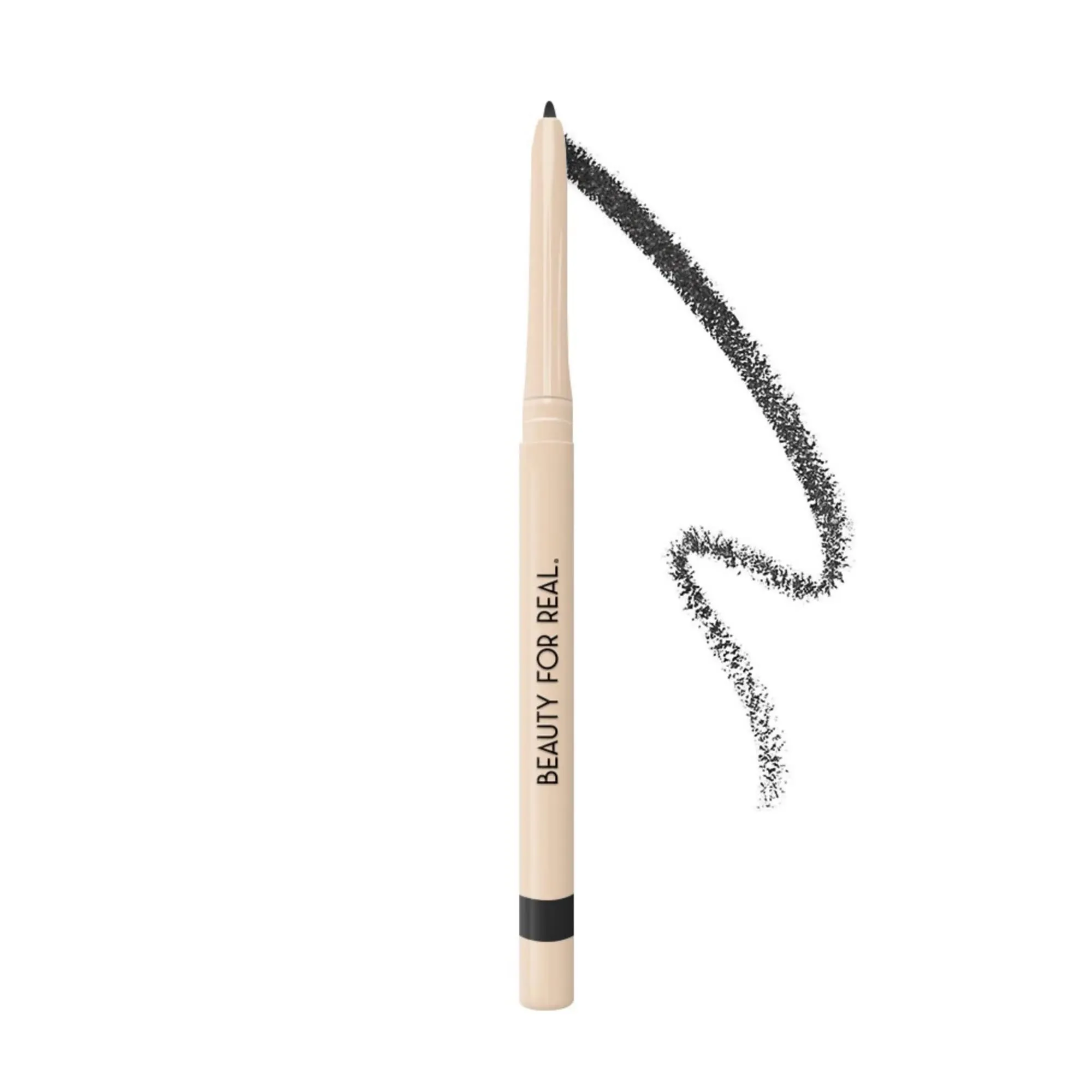 Beauty For Real I-Line 24-7 Eyeliner, Night Fever - Black with Rose Gold Sparkles - Long-Wearing, Waterproof Gel Formula - Safe for Sensitive Eyes & Contact Lens Wearers - 0.01 oz