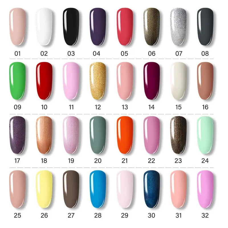 Beauty Gel Polish Set Manicure for Nails Semi Permanent Vernis top coat