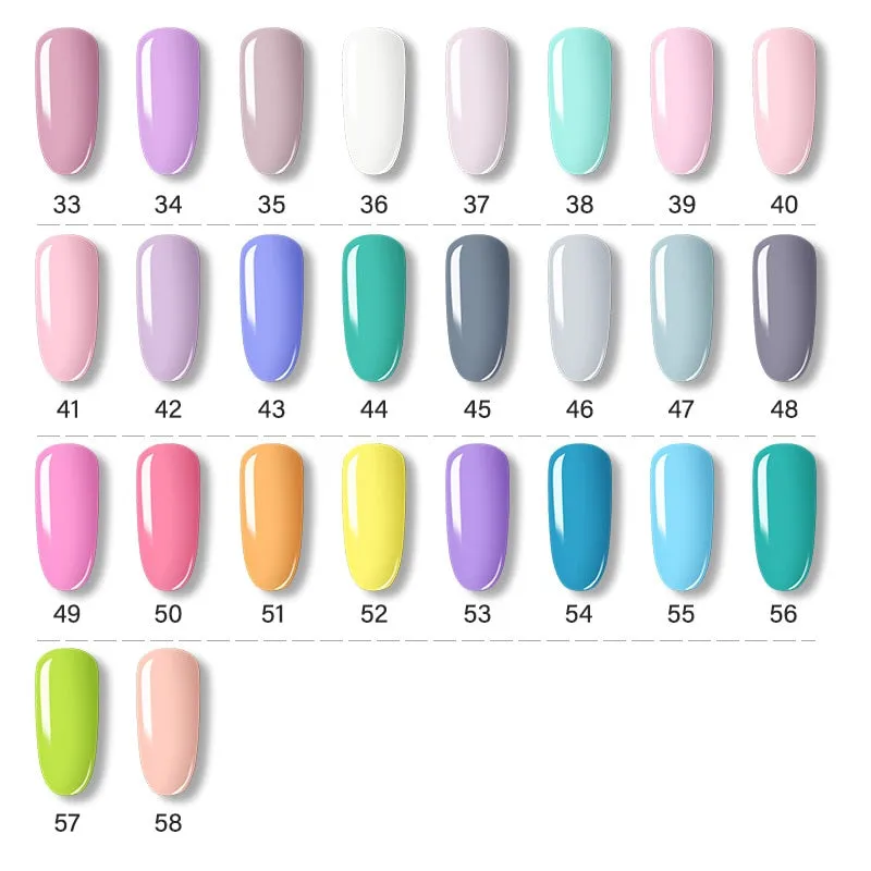 Beauty Gel Polish Set Manicure for Nails Semi Permanent Vernis top coat