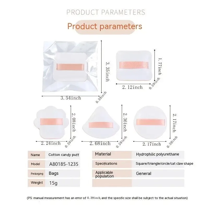 Beauty Makeup Sponge | Ultra Soft Facial Makeup Blender Sponge Powder Puff Face Cosmetic Tool