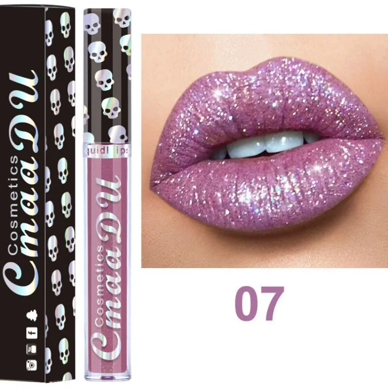 Beauty Sexy Shimmer Diamond Matte To Glitter Liquid Lipstick