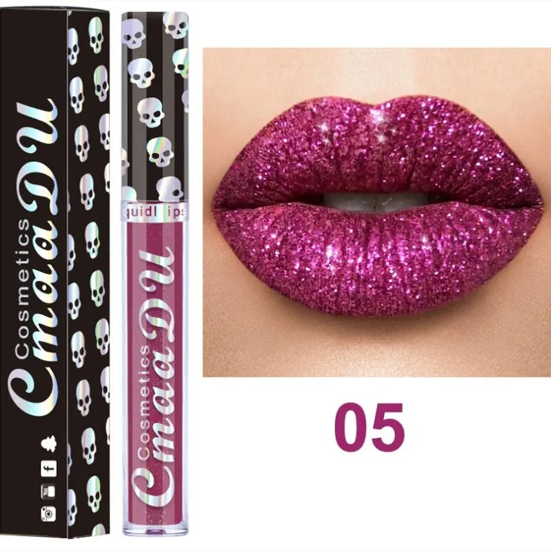 Beauty Sexy Shimmer Diamond Matte To Glitter Liquid Lipstick