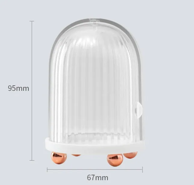 Beauty Sponge Stand Storage Case Makeup Blender Puff Holder Empty Cosmetic Egg Shaped Rack Transparent Puffs Makeup