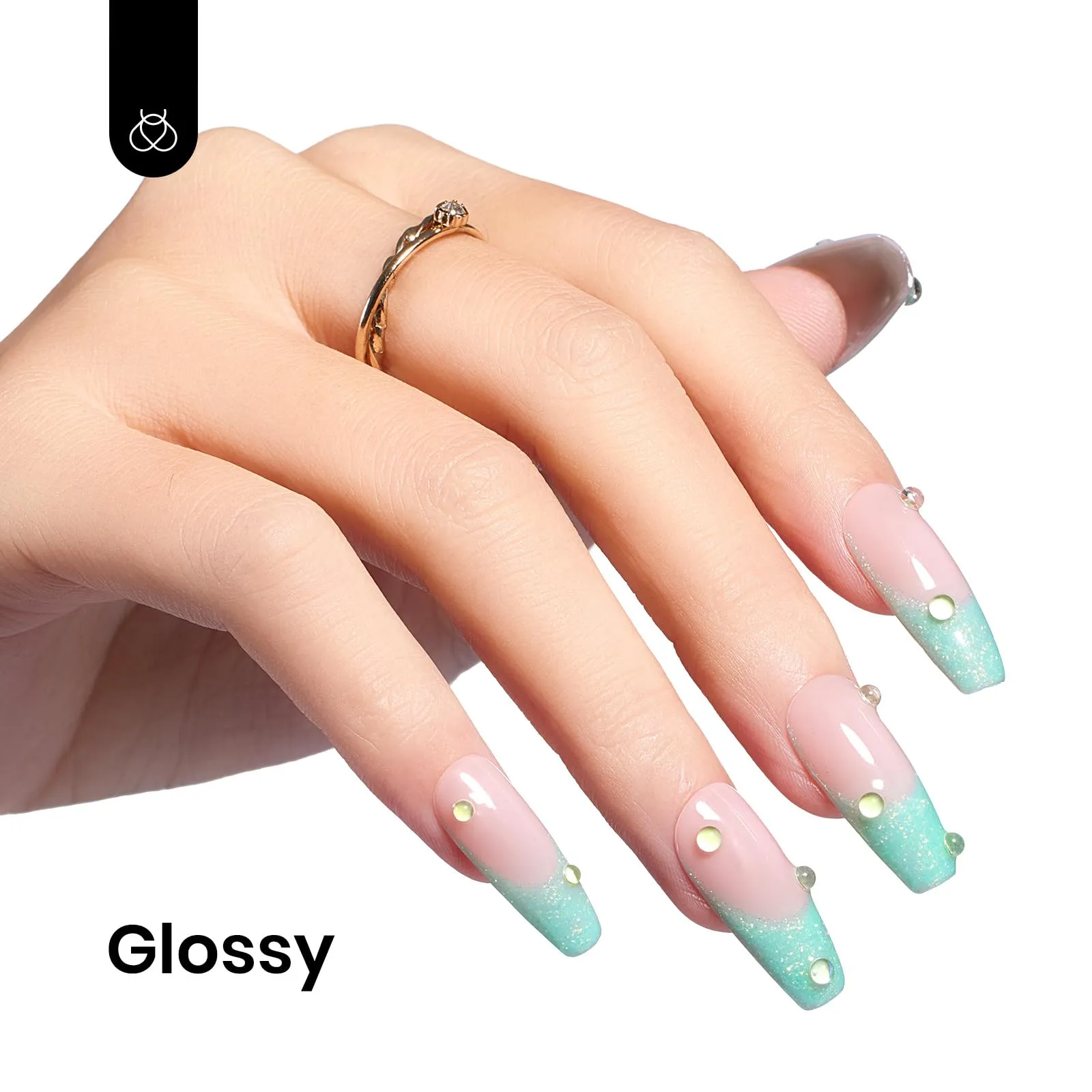 Beetles Mint Green Gel Polish 1 Pcs 15ml Glitter Green Gel Nail Polish Mermaid Turquoise Shimmer Green UV Gel Nail Polish Soak Off UV LED Summer Nail Art Design DIY Home
