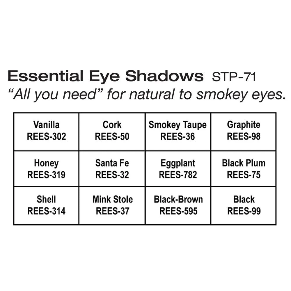 Ben Nye Studio Color Essential Eye Shadow Palette (STP-71)