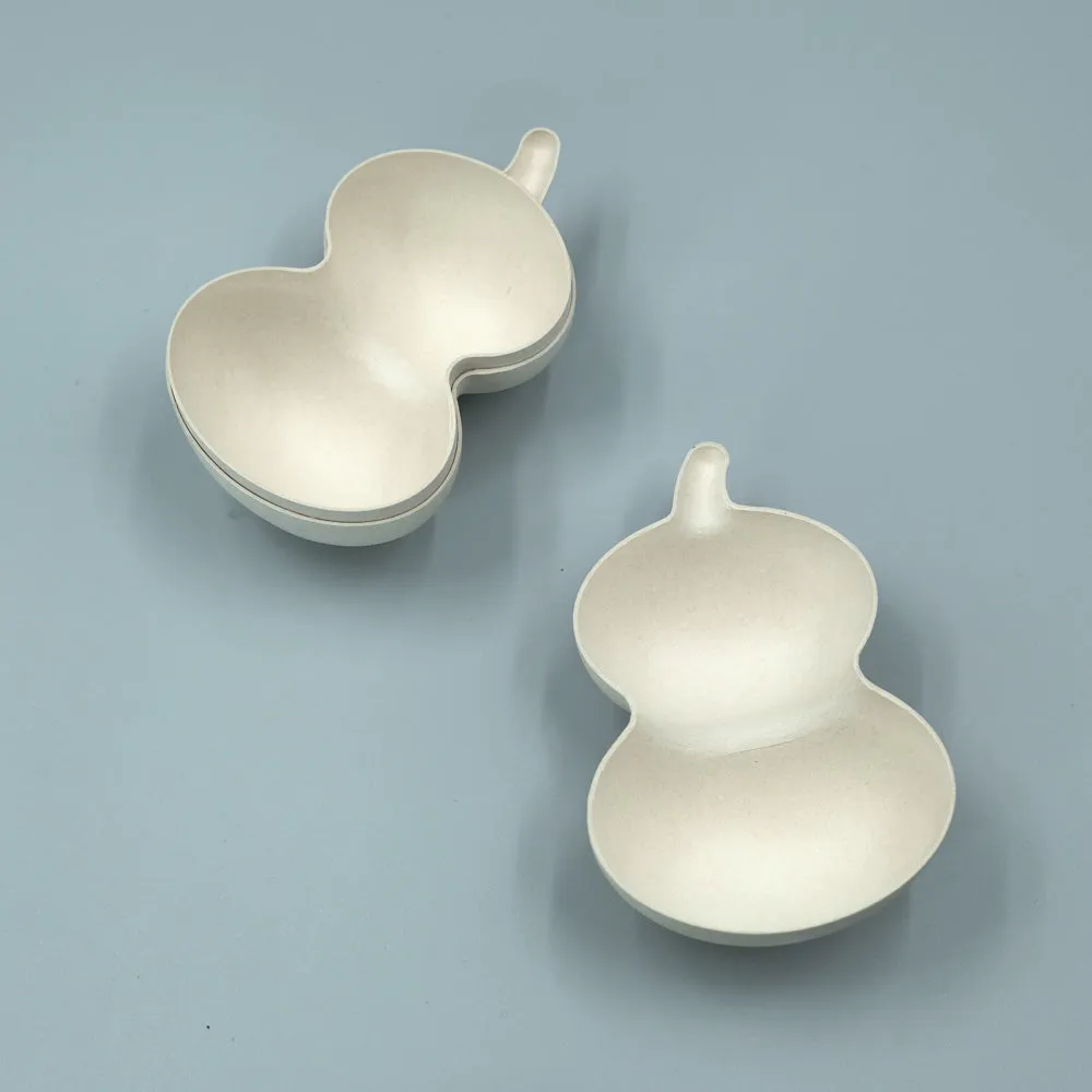 Biodegradable Gourd-Shaped Cosmetic Molded Pulp Packaging