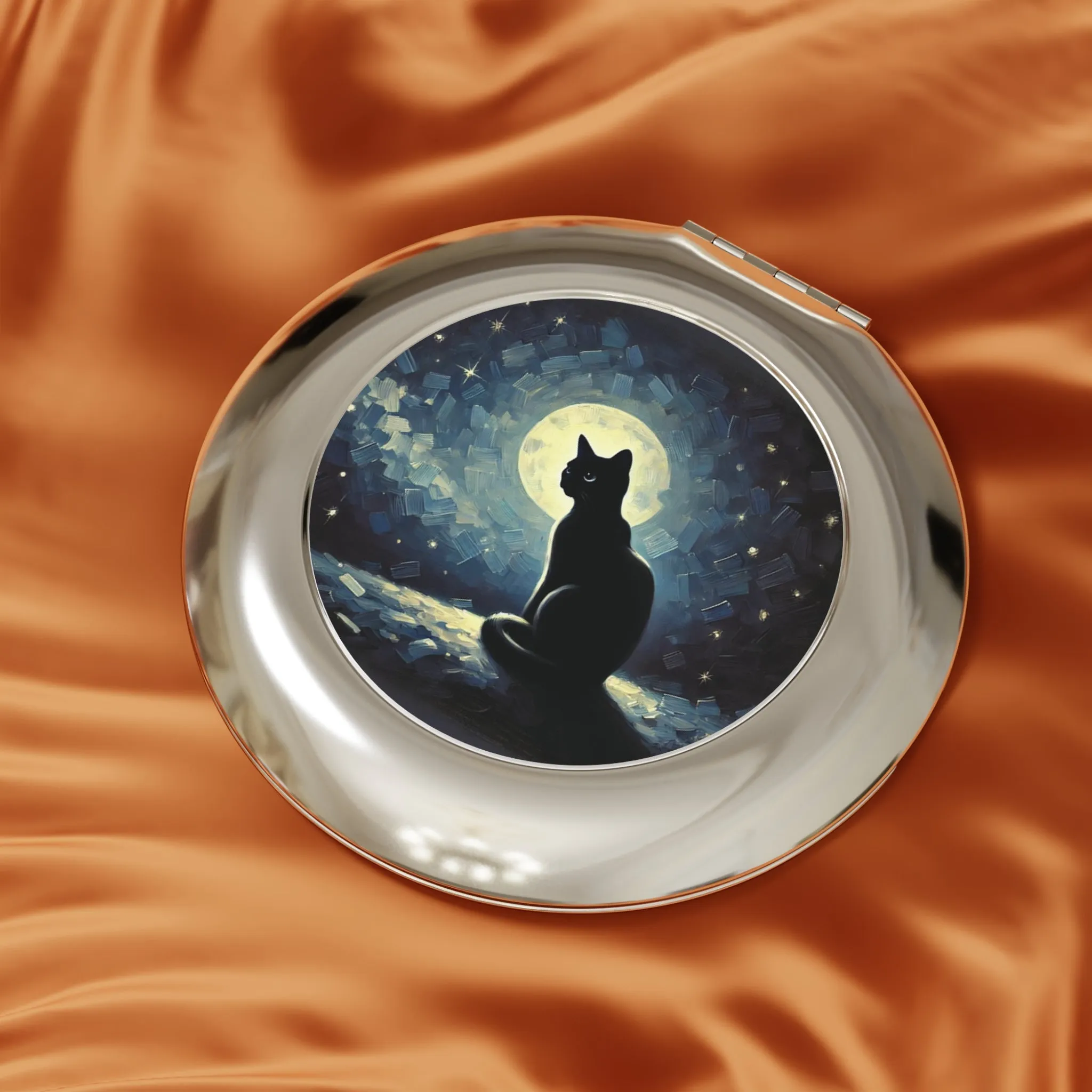 Black Cat - Bombay - Compact Travel Mirror