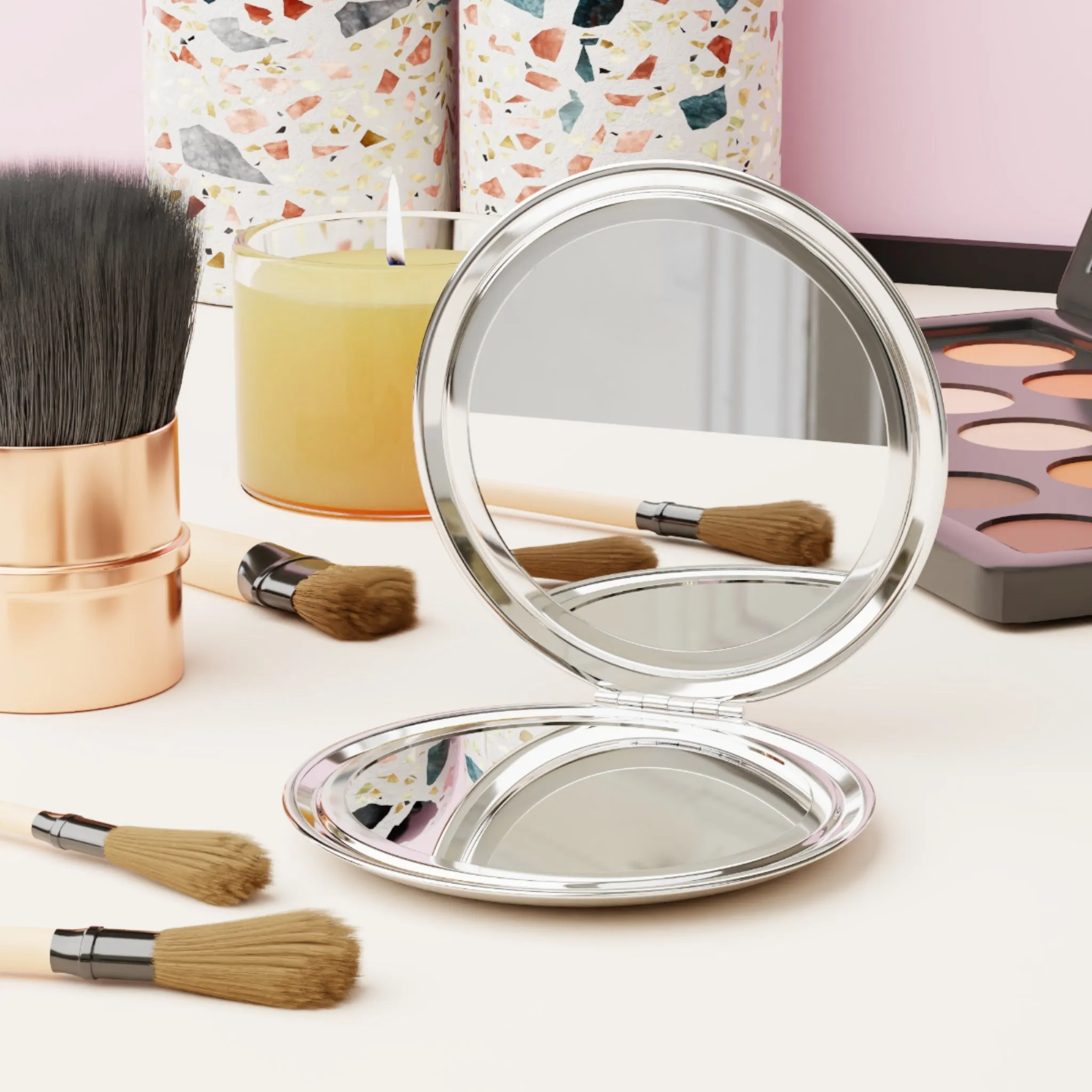 Black Cat - Bombay - Compact Travel Mirror