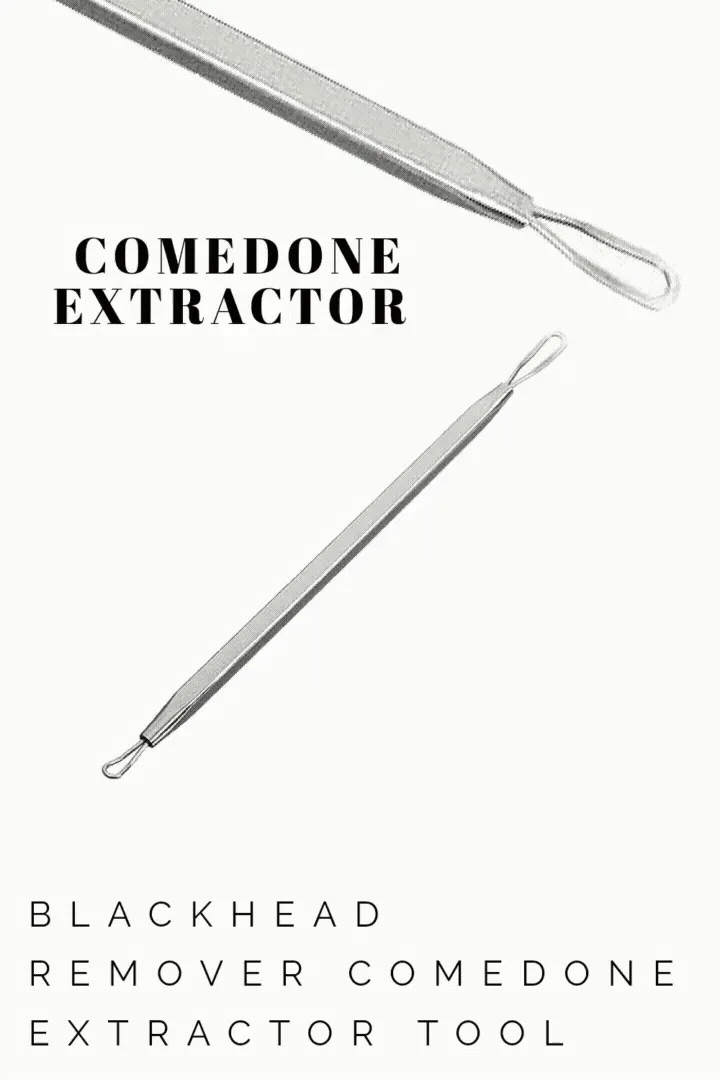 Blackhead Remover Comedone Extractor Tool - Dual Loop Whitehead Blemish Acne Removal - Skin, Facial, Pimple,