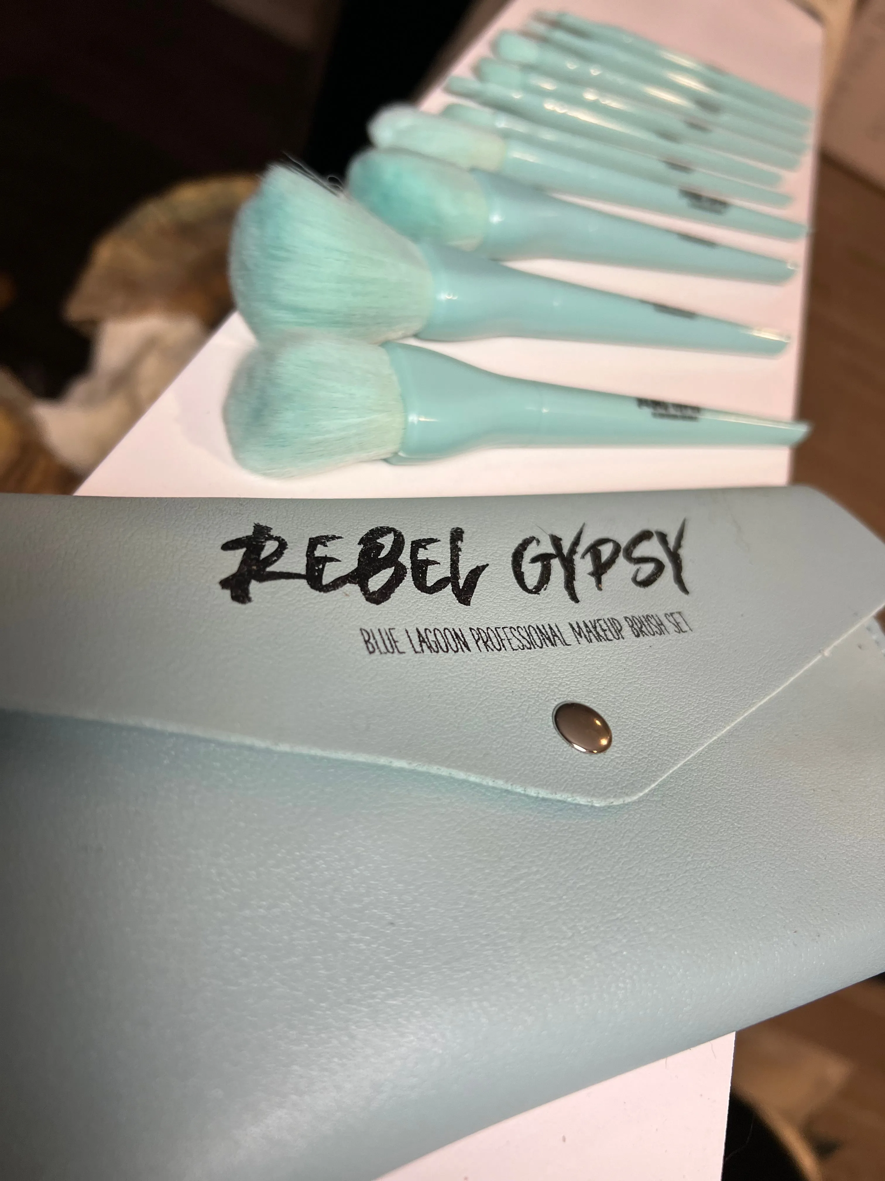 Blue Lagoon Professional Makeup Brush Set