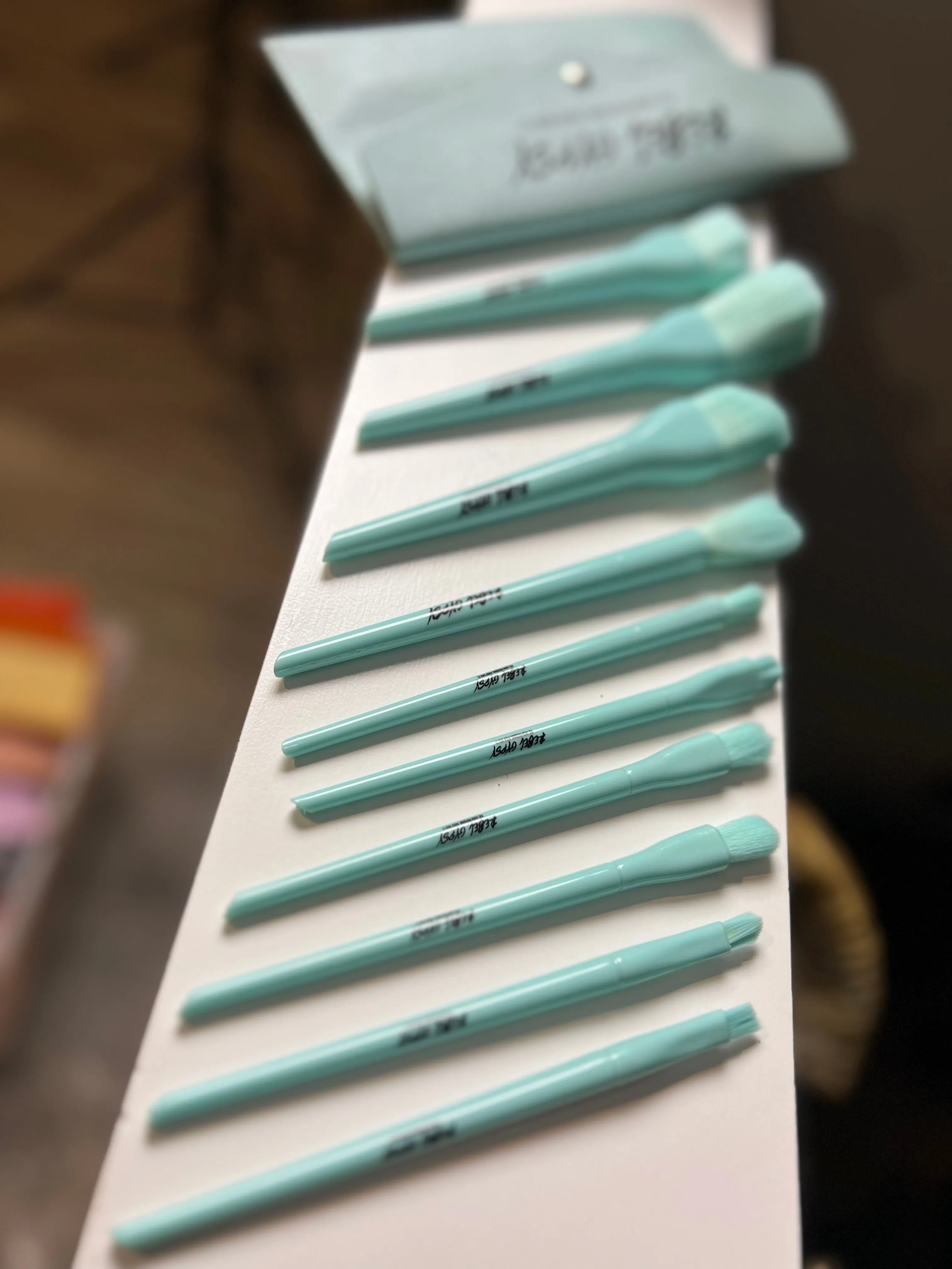 Blue Lagoon Professional Makeup Brush Set