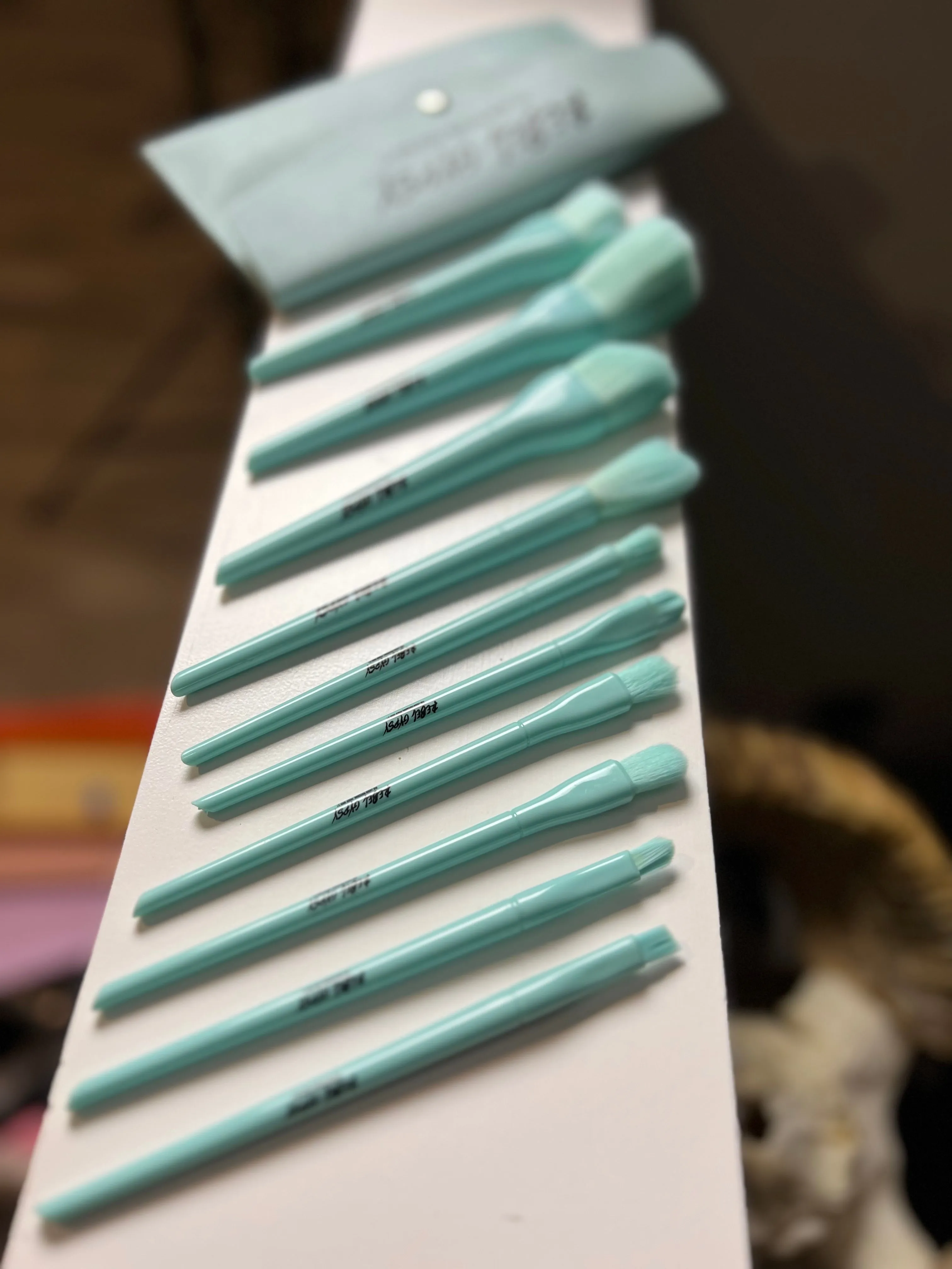 Blue Lagoon Professional Makeup Brush Set